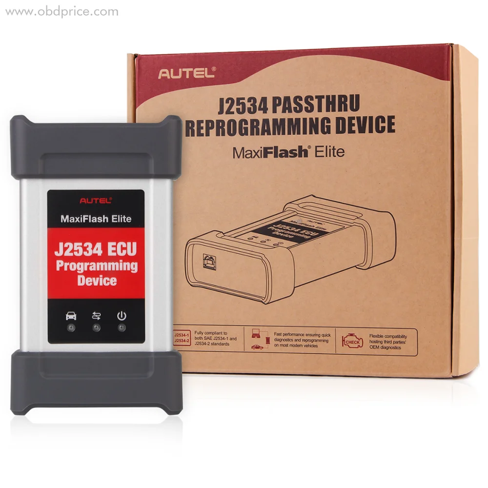 Autel MaxiFlash Elite J2534 ECU программирующий инструмент для MS908P MK908 оригинал|Программаторы