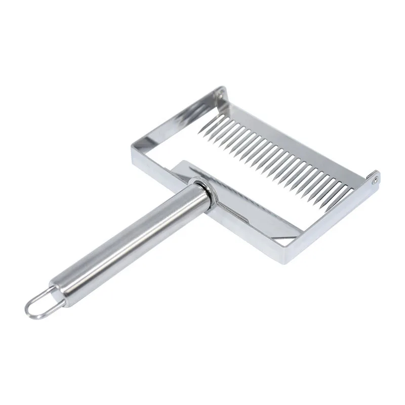 

2 In 1 Scraper 26pin Stainless Steel Handle Uncapping Fork Beekeeping Knife Tool Multifunction Uncapping Scraper Honey Honeycomb