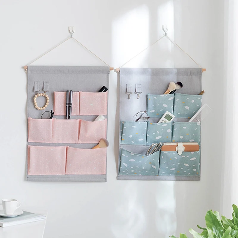 Сумка для хранения детских игрушек с 7 карманами вместительная подвесная сумка