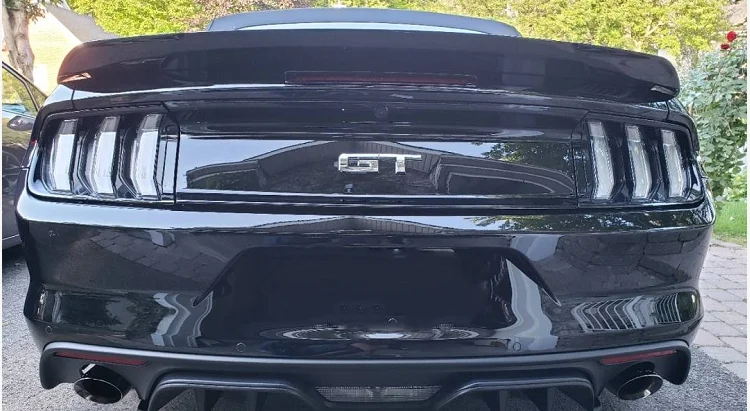 Vland factory автомобильные аксессуары для автомобиля светодиодный фонарь в сборе для Mustang задний фонарь-UP с двумя дизайнерскими полностью светодиодный