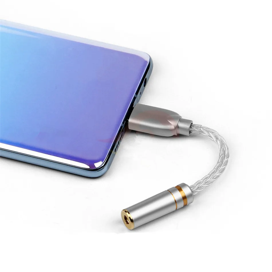 Переходник с USB Type-C на 2 5/3 5/4 4 мм C 5 кабель типа 3 Женский Разъем для наушников