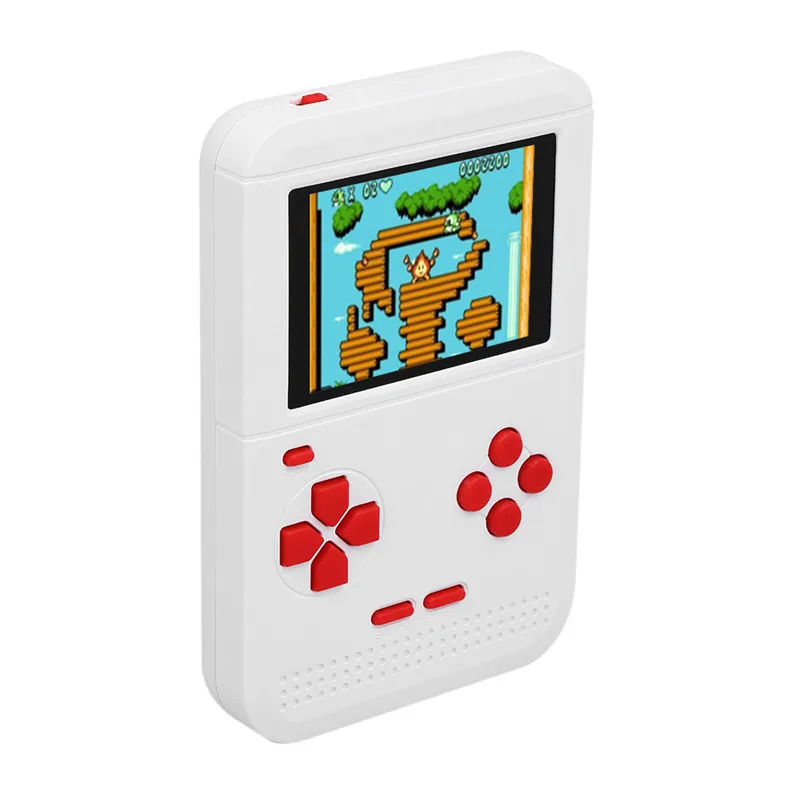 

Portable Mini Handheld Game Console 8 bit 2.6 inch LCD Color Colour Children Player can Store 300 Games Support Doubles Machine