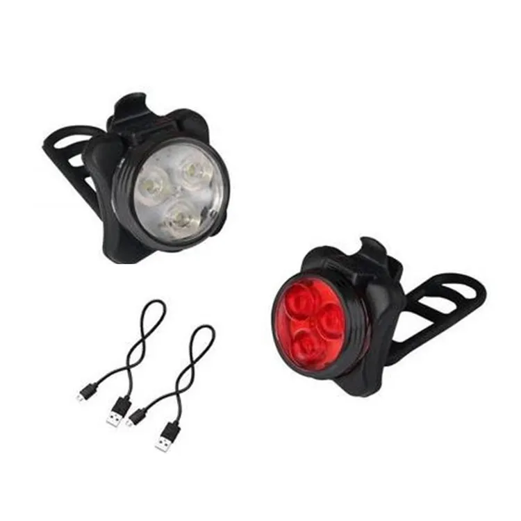 

Mountain Bike Front Light USB Rechargeable Bicycle Tail Light Night Riding COB Warning Light LED Light Night Riding Equipment
