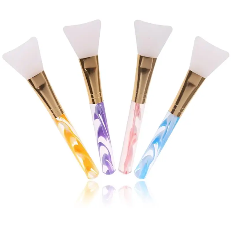 

4 шт., женская маска для лица, Кисть DIY, портативная силиконовая маска, аппликатор, уход за кожей, кисти для макияжа, инструмент, кисти для маки...