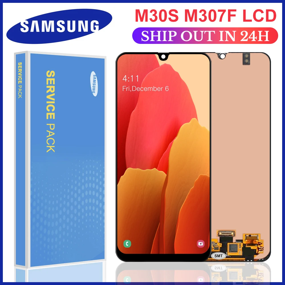 6 4 ''оригинальный Super Amoled ЖК дисплей для Samsung Galaxy M30S M307F SM сменный сенсорный