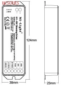 Новый светодиодный драйвер Miboxer LS4 0/1 ~ 10 В PWM с затемнением или контроллер ввода
