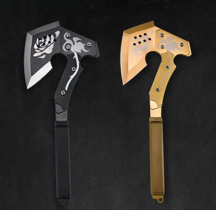 Новый топор в форме розы тактический Tomahawk армейский для охоты кемпинга выживания