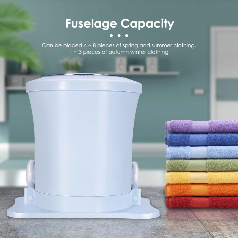 

Portable Mini Manual Clothes Dryer High-Speed Centrifugal Dryer Electricity Free Clothes Dehydrator Dormitory Fast Dryer Machine