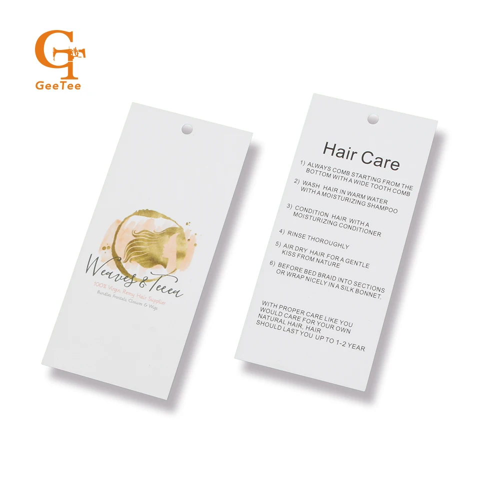 Пользовательское название магазина накладка из натуральных волос бренд Висячие