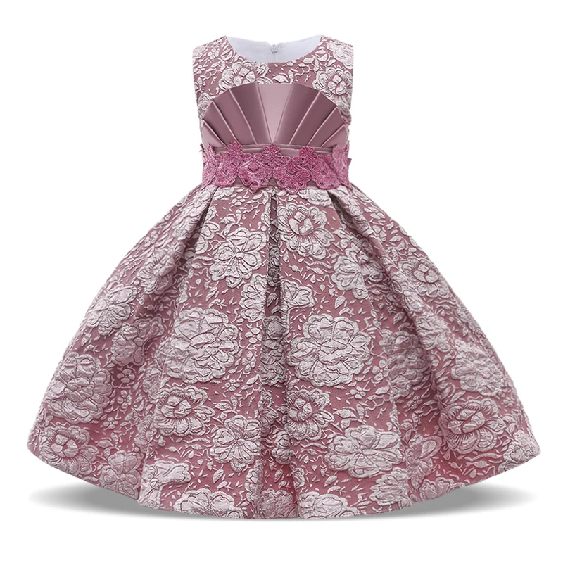 2022 детское свадебное платье с большим бантом для девочек Детский костюм вечернее