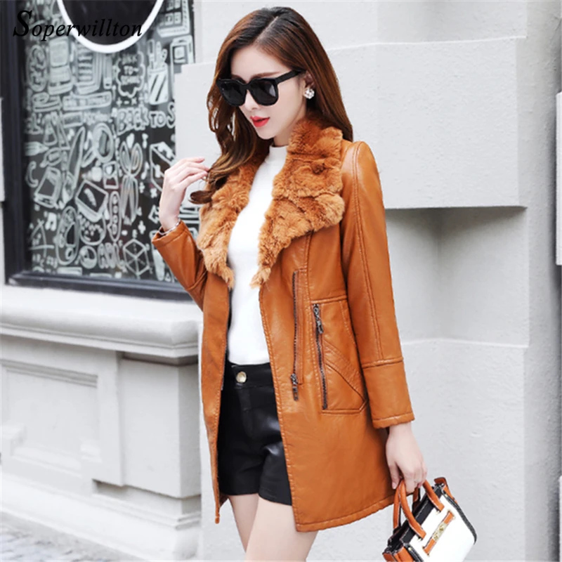 Кожаная женская куртка замшевое пальто для женщин 2019 зимнее из искусственной