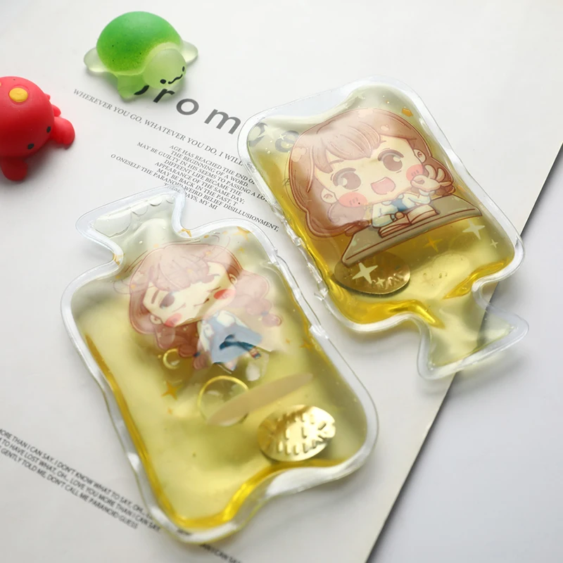 Mini Winter Reusable Gel Hand Warmer Cute Cartoon Instant Self Heating Pack Warm | Бытовая техника