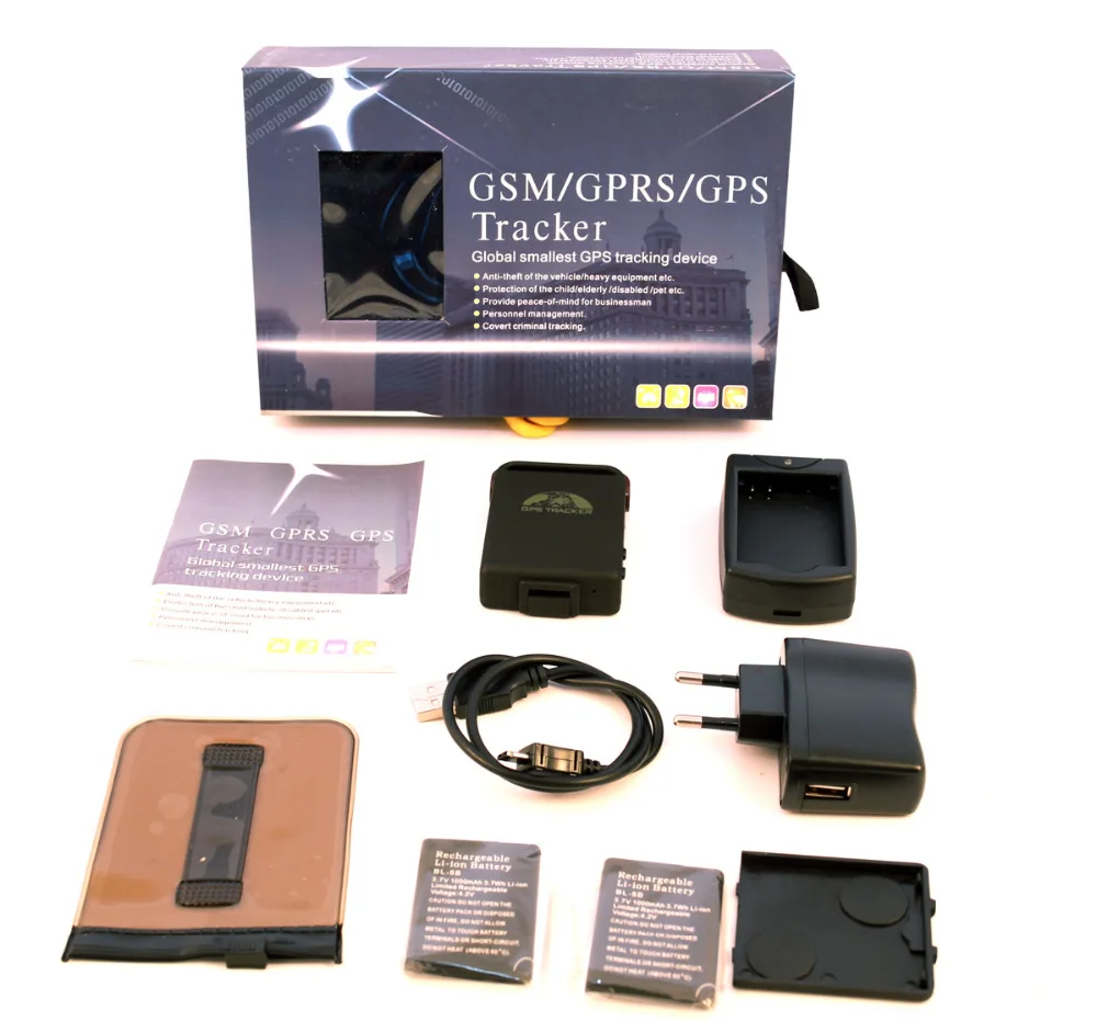 Четырехдиапазонный персональный Gps-трекер TK102B GSM GPRS SMS устройства GPS-отслеживания