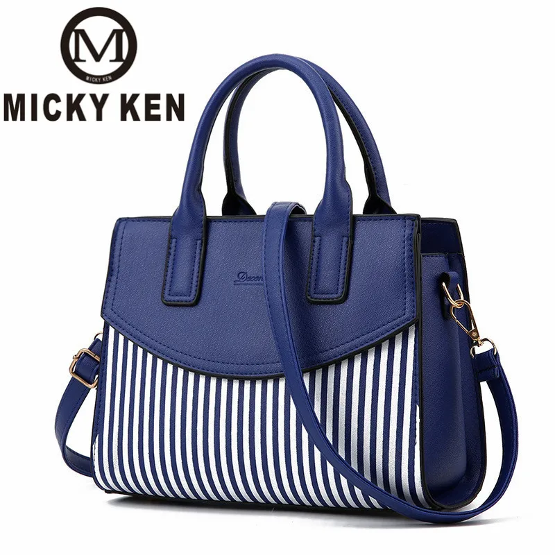 

MICKY KEN Брендовые женские сумки полосатые женские модные повседневные сумки-тоут с верхней ручкой сумки-мессенджеры на плечо Бао жемчужные с...