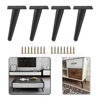 14pcs oblique metal furniture legs with screws heavy duty furniture support legs for sofa cabinet tv stands beds dressers