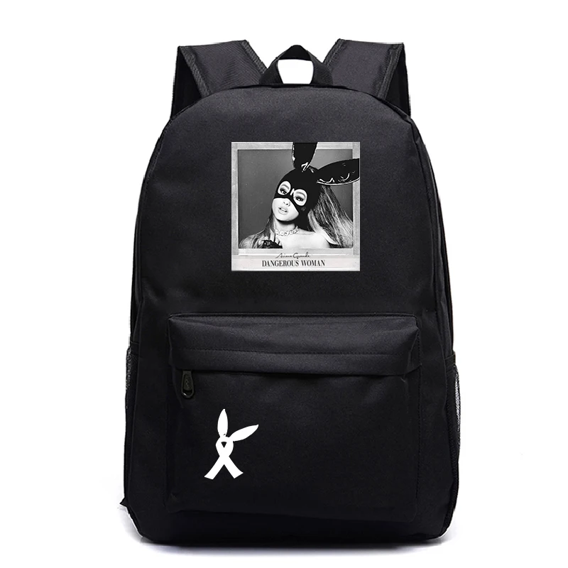 Розовый рюкзак Ariana Grande Mochila Feminina, женский рюкзак, школьные сумки для подростков, мужской рюкзак для ноутбука, Детский рюкзак для путешествий