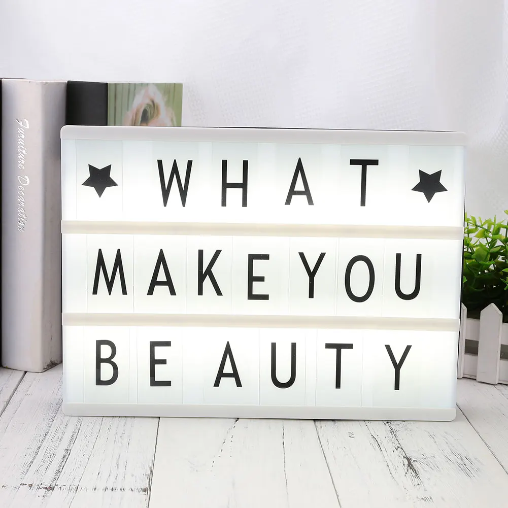 А4 85 Замена букв и символов свет кино светодиодный буквенный светильник домашние