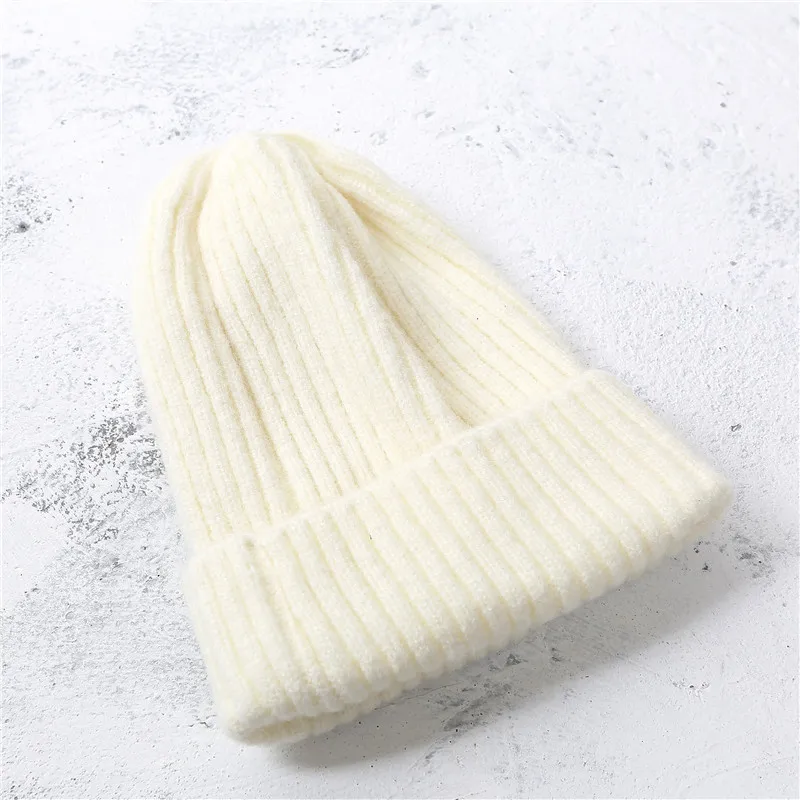 Осень-зима кроличьим мехом Зимние головные уборы Skullies шапки модные теплые шапки бини шапки Шапки Повседневное Для женщин Твердые взрослых кролик крышки головки - Цвет: 16
