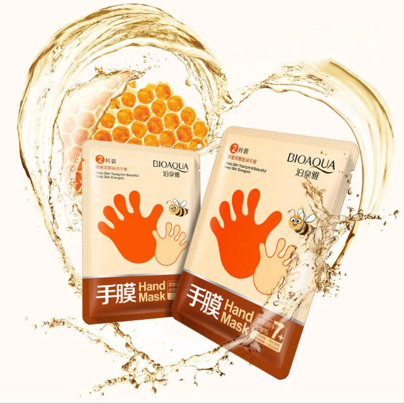 

Moisturizing And Smoothing Honey Hand Mask Anti Wrinkle Whitening Exfoliating Remove Dead Skin Spa Care 1 Pair