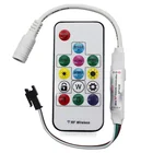 DC5V-24V светодиодный контроллер SP002E 3 клавиши SP103E 14 клавиш 3pin для WS2812B WS2811 WS2812 светодиодная Пиксельная лента модуль разъема