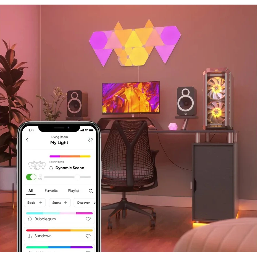 Светильник Nanoleaf Shapes Triangles Starter Kits NL47-6002TW-15PK |