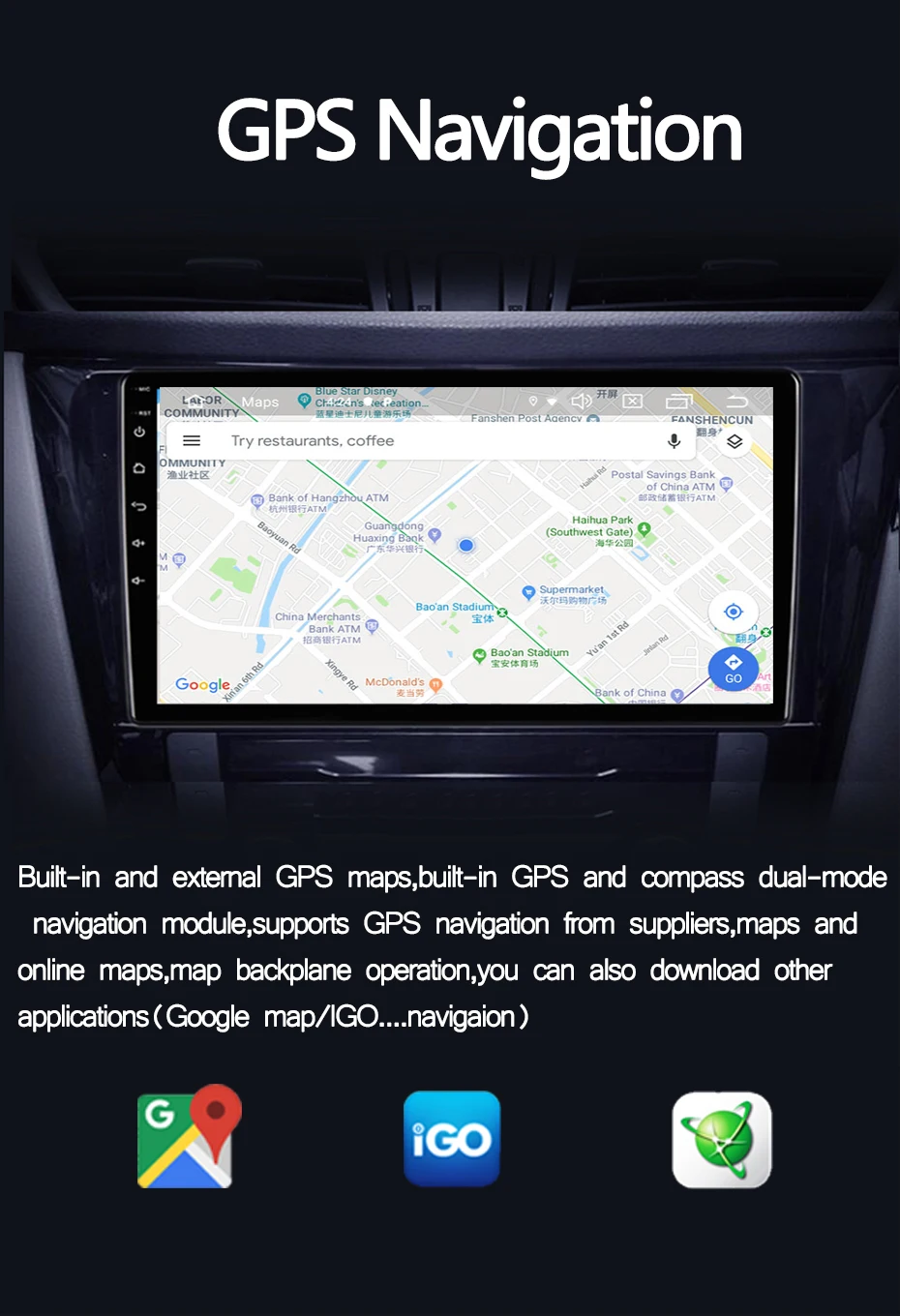 9&quot Android 10.0 Car Multimedia DVD player Radio For Mitsubishi Pajero sport 2013-2018 GPS Navigation Stereo audio mic no 2 din |