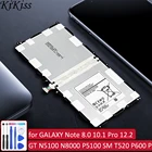 GT-N5100 GT-N8000 батарея для Samsung GALAXY Note 8,0 10,1 Pro 12,2 GT N5100 N8000 P5100 SM T520 P600 P900 Аккумулятор для планшета