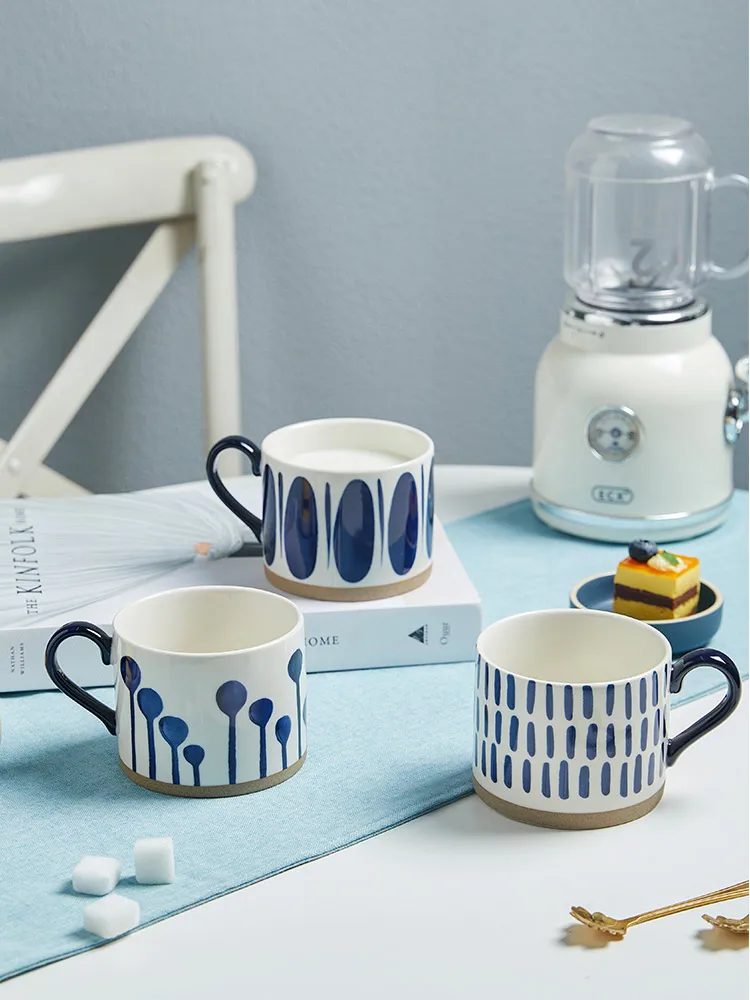 

Mug Cup Simple Household Ceramic Breakfast Coffee Milk Cup With Handle