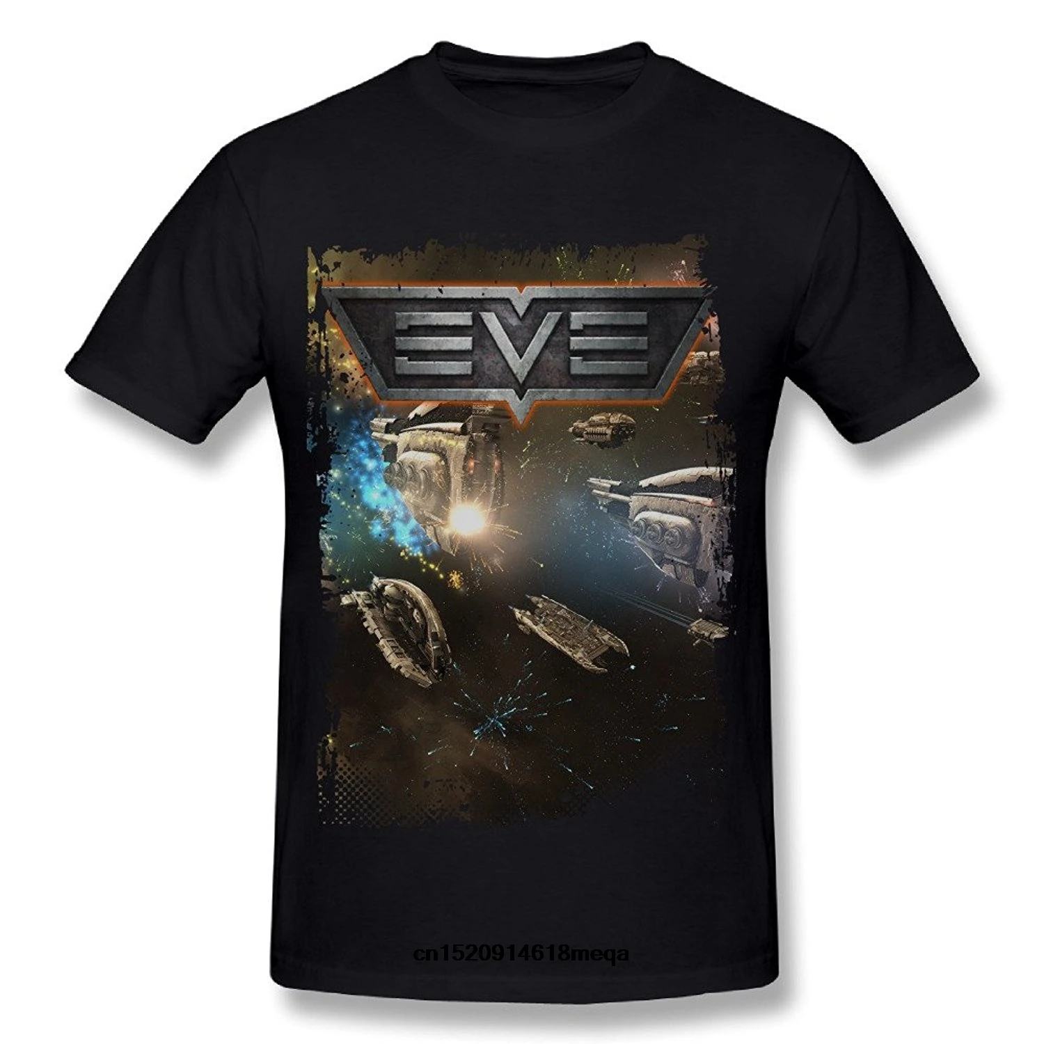 Забавные футболки мужские EVE Online логотип игры Футболка Классическая рубашка |