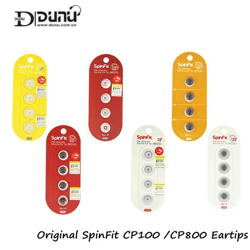 Оригинальные наушники DUNU SpinFit CP100 CP800, наушники-вкладыши, патентованный силиконовый наконечник для наушников DK3001 TITAN 5, 2 пары
