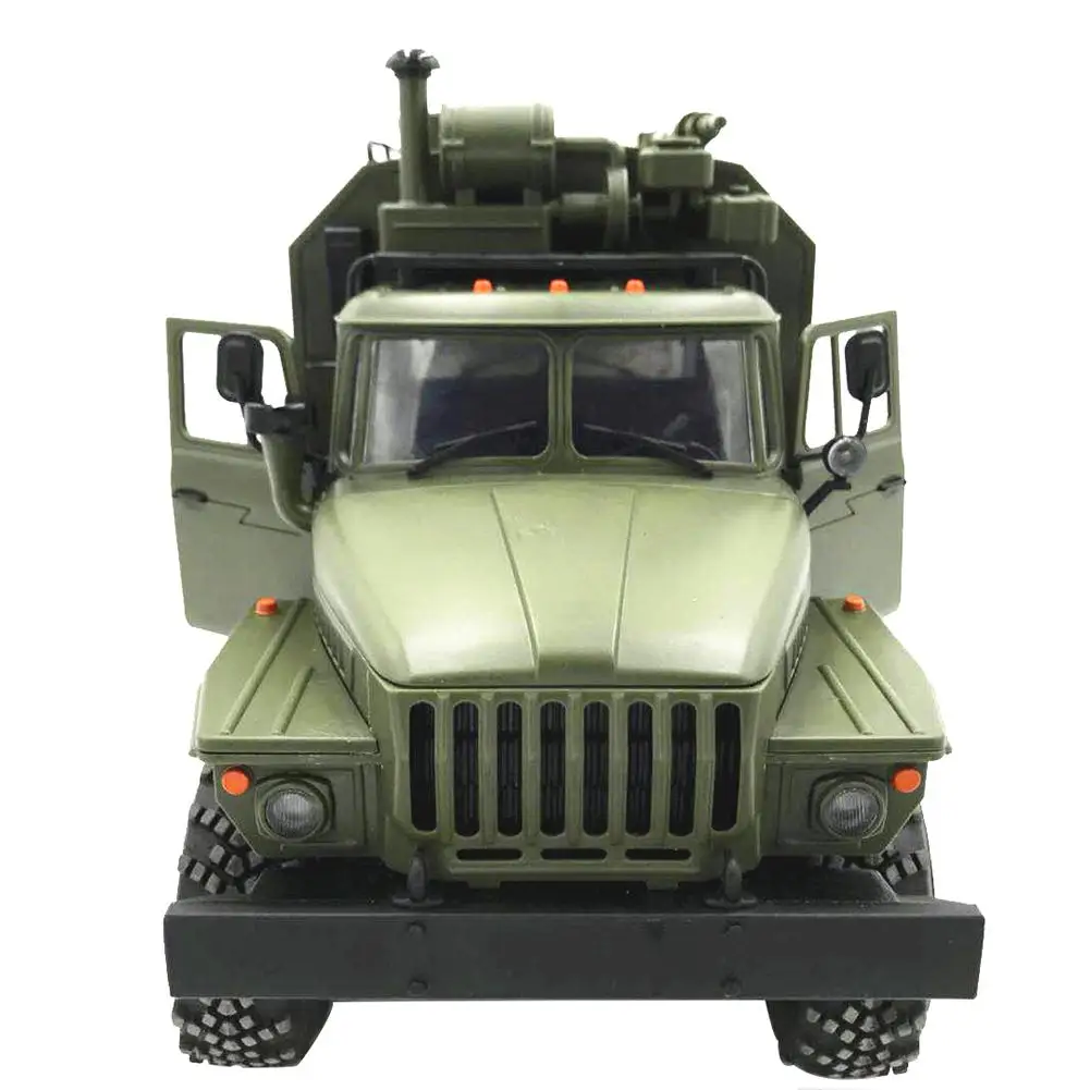 WPL Ural 1:16 Six-Drive Military Truck Command Communication Vehicle Full Scale Simulation Climbing Remote Control Car Toy | Игрушки и