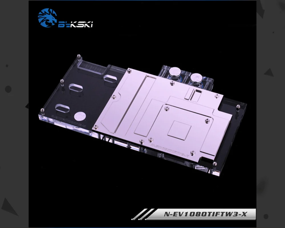 Bykski N-EV1080TIFTW3-X, полное покрытие видеокарты водяного охлаждения блок RGB/RBW для EVGA GTX1080Ti FTW3 GAMING