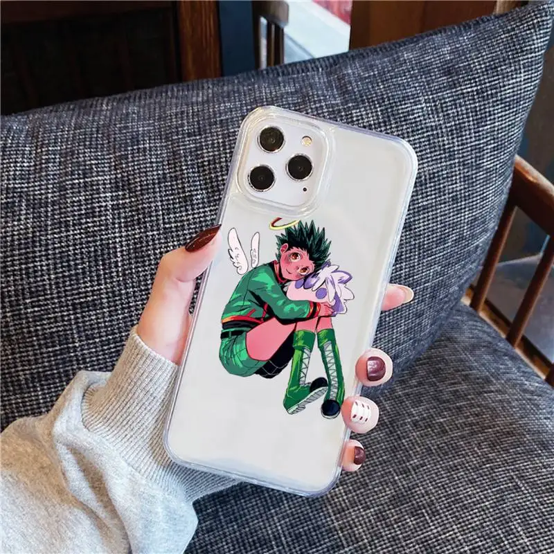 

HUNTERHUNTER2 Phone Case Transparent for iPhone 12 11 mini pro XS MAX 6 6S 8 7 Plus X 5S SE 2020 XR