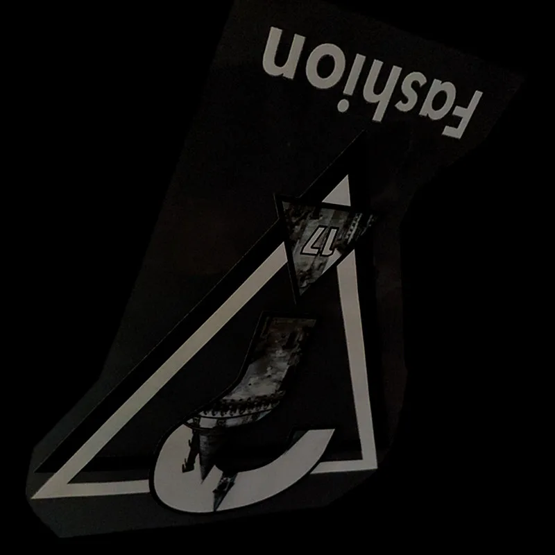 Модная уличная икона Женская и мужская одежда с буквами 25 см? Нашивки для одежды