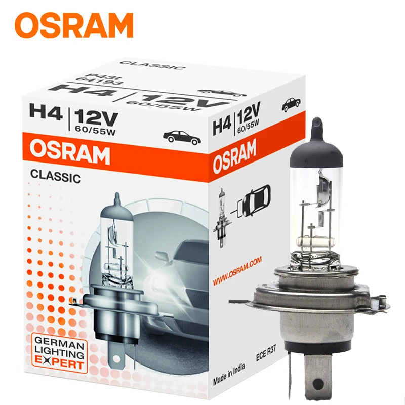 Галогенная лампа OSRAM h7 h4 h1 h3 h11 HB3 HB4 55 Вт галогенная для автомобильных фар белая passat