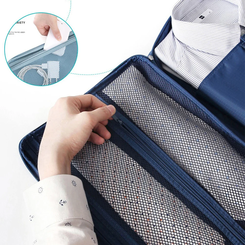 Темно-синий модный многофункциональный дорожный водонепроницаемый органайзер