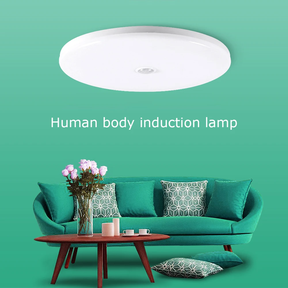 

PIR Motion Sensor Modern 18W 12W Lamp For Kitchen Indoor Home Lighting Hallway Corridor Surface Mounted Led Ceiling Lights
