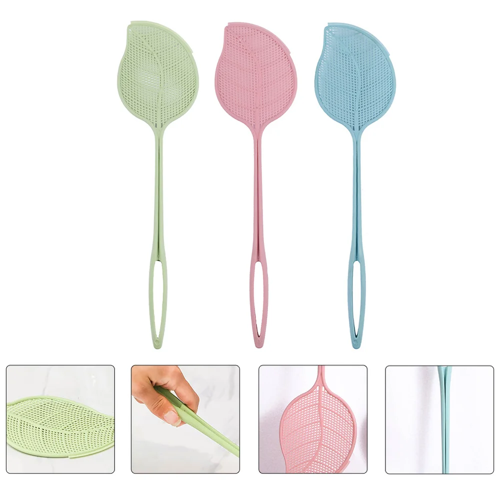 

6Pcs Fly Swatter Kitchen Hollow Swat Long Handle Mosquito Swatters