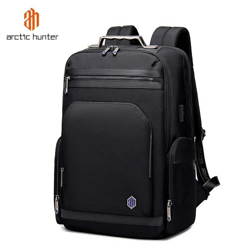 ARCTIC HUNTER Anti Theft Men Backpack Business Travel Laptop Bag USB Charger Male Large Capacity 15.6 inch Computer Bags Mochila