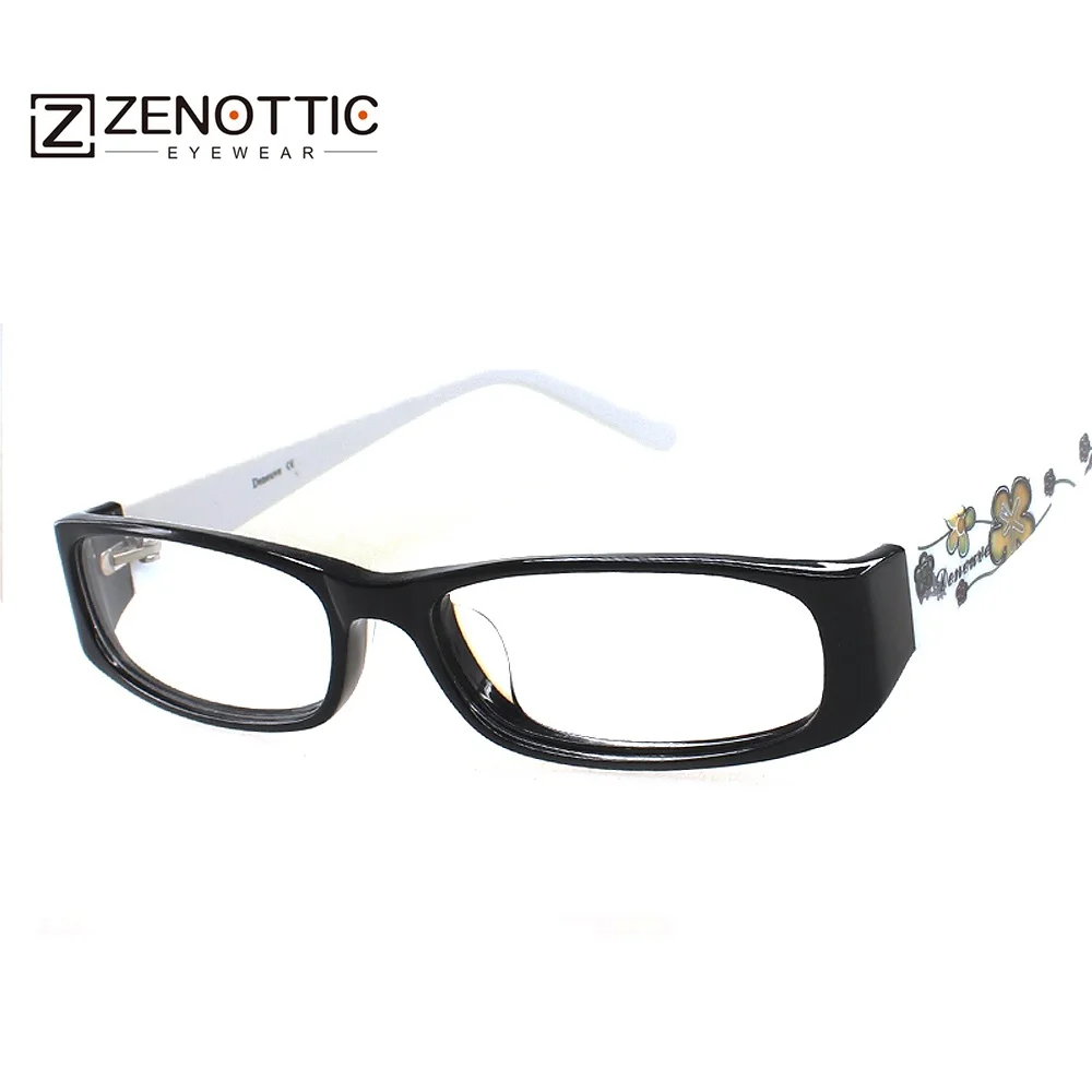 ZENOTTIC, модный дизайн, оправа для очков, женские, женские, ацетатные, оптические оправы для очков, линзы по рецепту, могут быть настроены