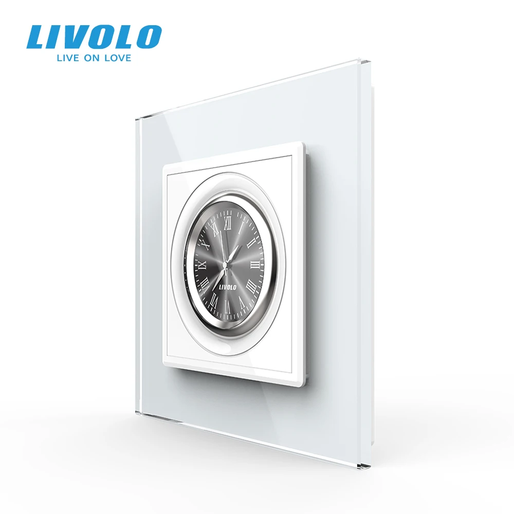 

Livolo EU Standard Multicolor Surface Inwall Clock Watch ,High Accurate Time ,Glass Mirror, Decoratively For Extra Wall Hole