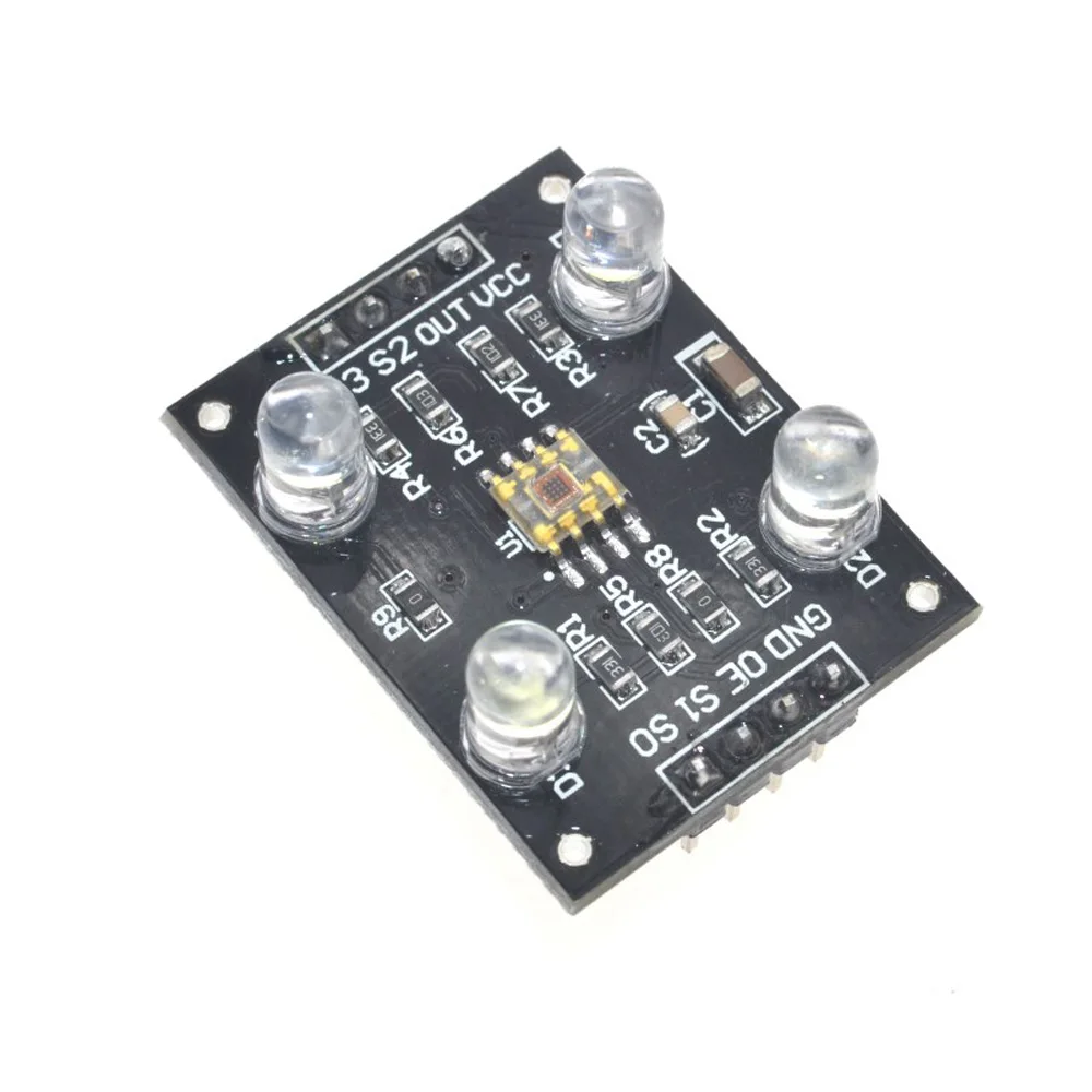 Датчик цвета TCS230 TCS3200 датчик распознавания цвета модуль детектора DC 3-5 В