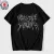 FREDD MARSHALL 2021 Новая модная футболка со стразами с коротким рукавом Повседневная крутая футболка с круглым вырезом черная футболка в стиле хип-хоп 3000 - изображение