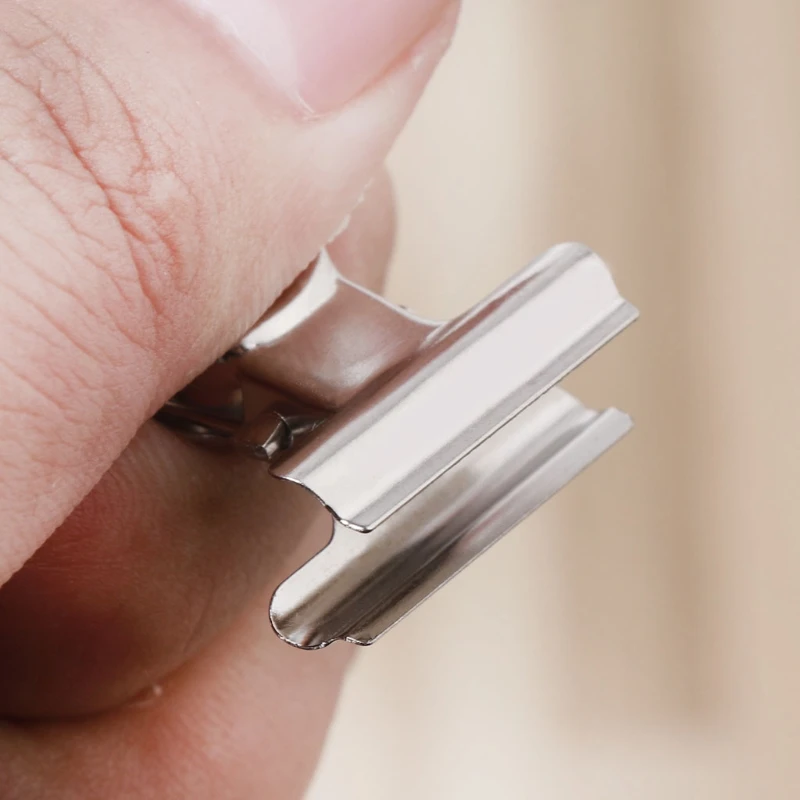 

Металлический зажим для бульдога C5AD, 10 шт., зажим для упаковки еды, бумажная папка для документов, билетов