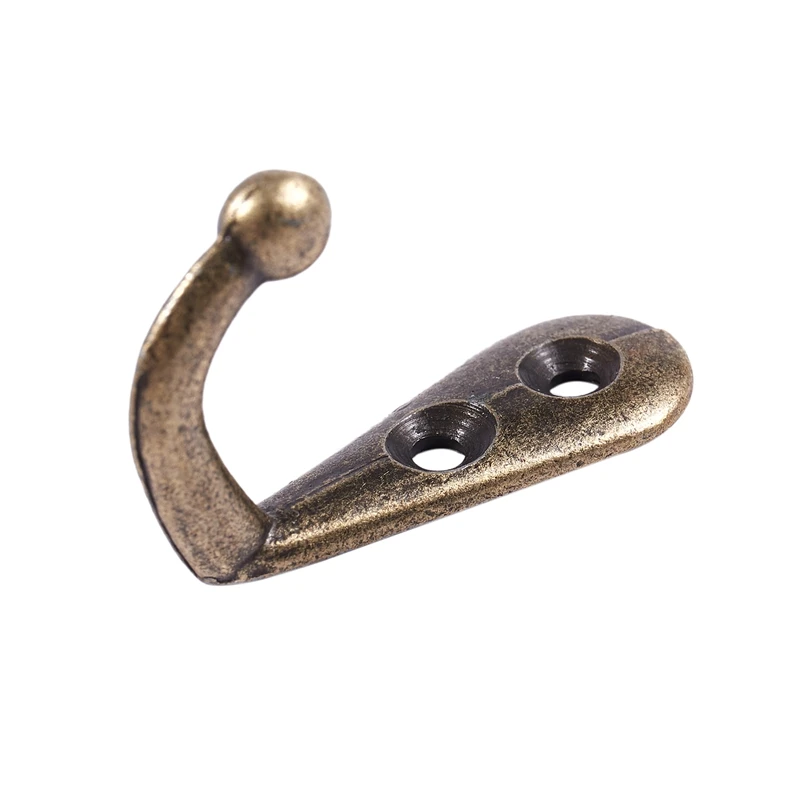 

6x Wardrobe Retro Style Wall Mounted Clothes Coat Hat Hanger Hook Bronze Promotion