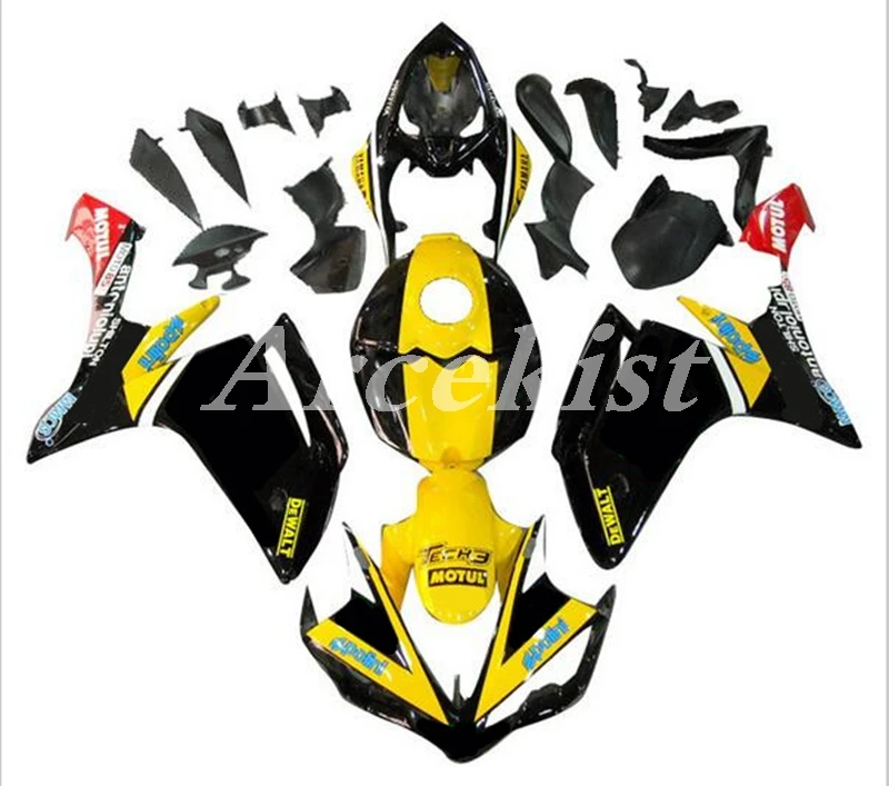 

Литья под давлением Новый ABS весь Обтекатели наборы Подходит для Yamaha YZF1000-R1 R1 2007 2008 07 08 кузов комплект добавить бак крышка желтого цвета