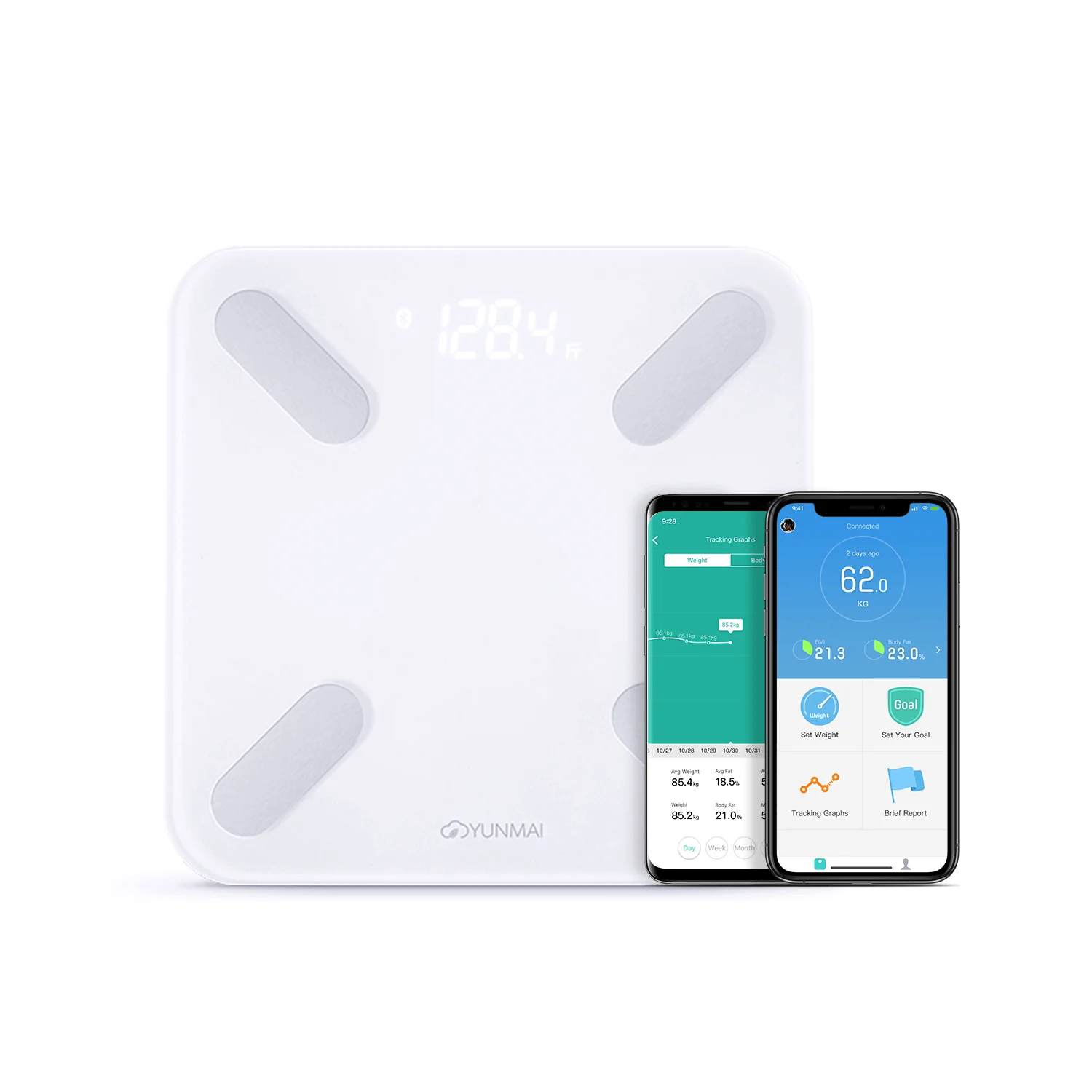 Умные весы YUNMAI X Body Composition Scale весы напольные