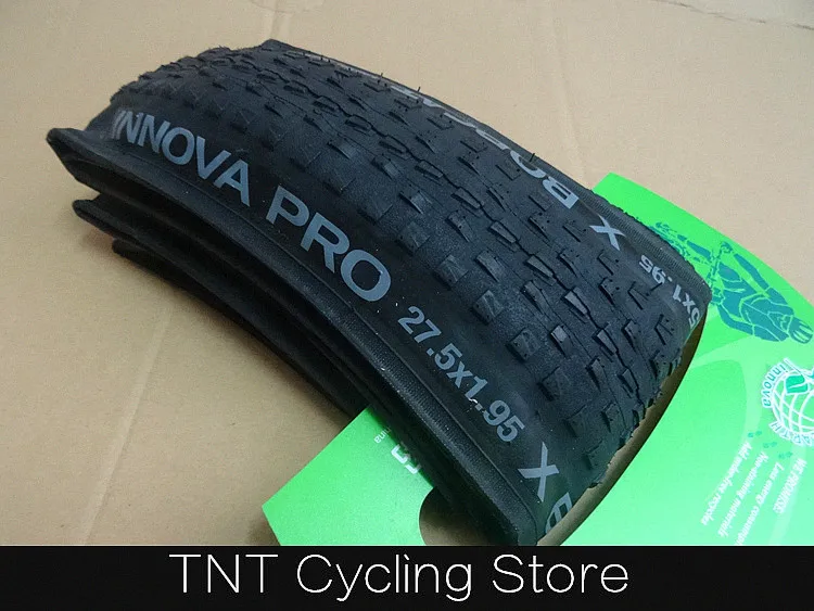 INNOVA Ultralight 304 г 26*1,95 27,5*1,95 MTB велосипедные шины 120 tpi 26er шина для горного велосипеда велосипедные шины 26 дюймов велосипедные шины - Цвет: 27.5x1.95 black