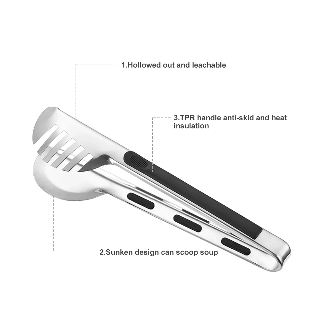 

Stainless steel food clip, steel head spaghetti clip, barbecue clip, thickened bread clip, antiskid clip