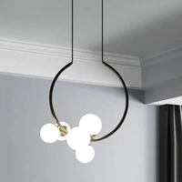 nordic minimalist art magic bean personality iron art post modern creative living room dining room study bedroom chandelier